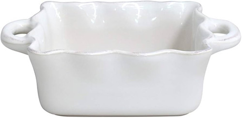 Signature White Medium Ruffle