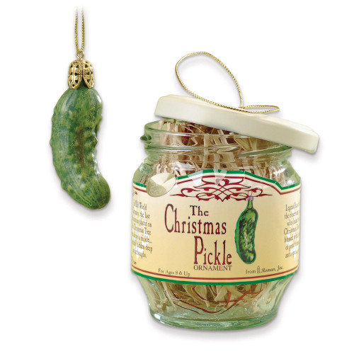 3"H 2Pc Set Christmas Pickle