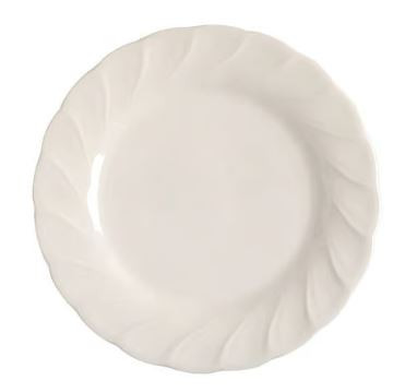 White Satin Nikko Salad Plate