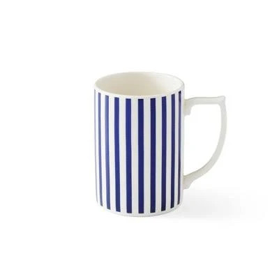 BLUE STECCATO STRIPE MUG