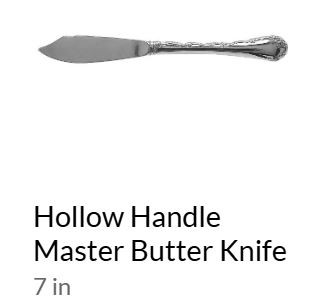 Belle Rose Butter Spreader or Knife