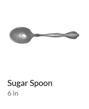Cantata Sugar Shell or Spoon
