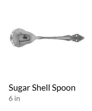 Cherbourgh Sugar Shell or Spoon