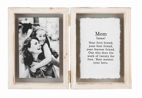 Mud Pie Gifts - Mom Hinged Picture Frame