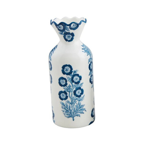 Mud Pie Gifts - Blooms Block Print Bud Vase