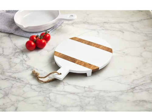 Mud Pie Gifts - White Wood Trivet