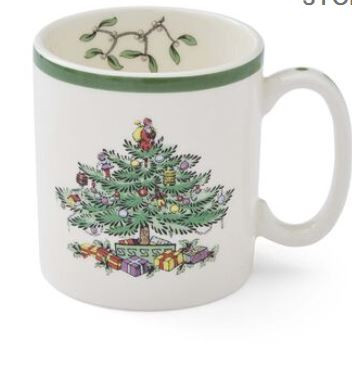 Christmas Tree Spode Mug