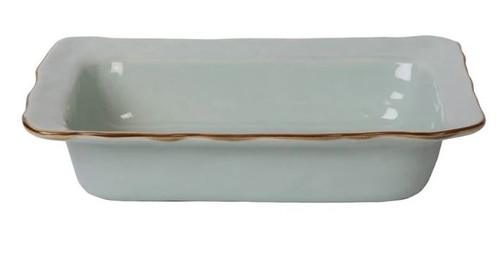 Cantaria Sheer Blue Medium Rectangular Baker