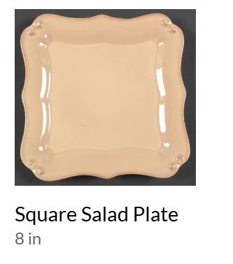 Vintage Port Mocha Square Accent Plate - Casafina