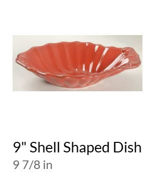 Vintage Port Red Shell Server - Casafina