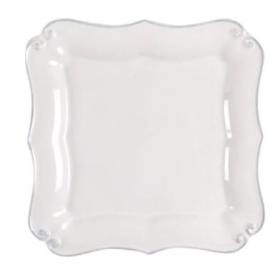 Vintagge Port White Square Salad Plate - Casafina