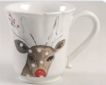 Deer Friends White Mug