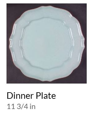 Impressions Robin Egg Blue Dinner Plate - Casafina