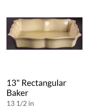 Impressions Buttercream Large Rectangular Baker
