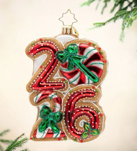 Sweet Start to 2026 - European Glass Ornaments - Christopher Radko