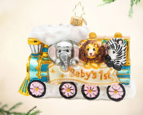 Babys First - Tiny - Travelers European Glass Ornaments - CHRISTOPHER RADKO
