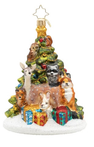 Starry Saint Nick - European Glass Ornaments