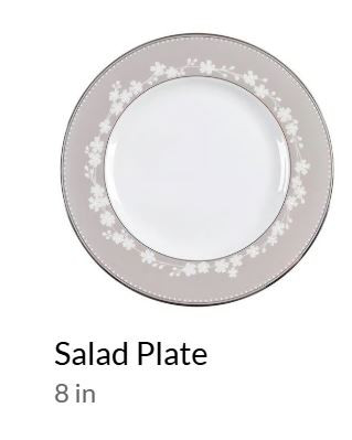 Bellina Round Salad Plate