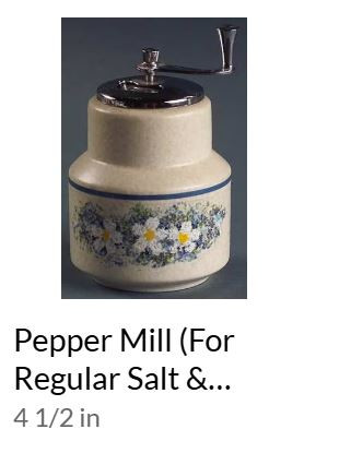 Dewdrops Pepper Shaker Only