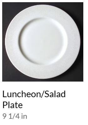 Effervescent Round Salad Plate
