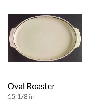 Fall Bounty Oval Roaster Lenox