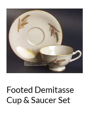 Harvest Demitase Cup and Saucer