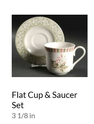 Herbal Garden Cup and Saucer