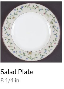 Idalia Round Salad Plate