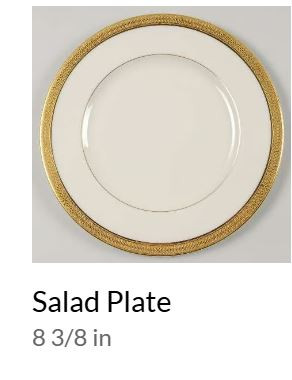 Lowell Round Salad Plate