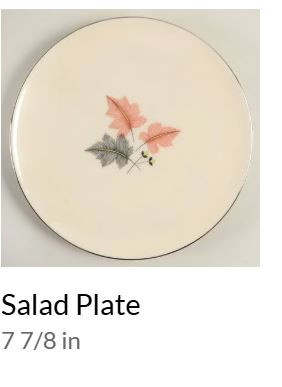 Trio Round Salad Plate