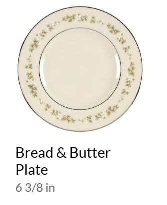 Brookdale Bread and Butter Plate