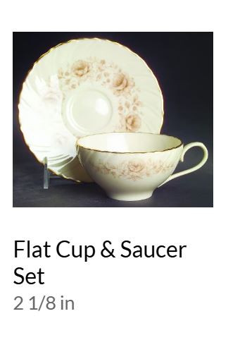 Coquette Cup and Saucer