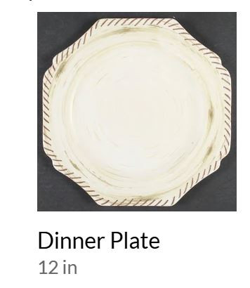 Riverwood Ruffed Dinner Plate