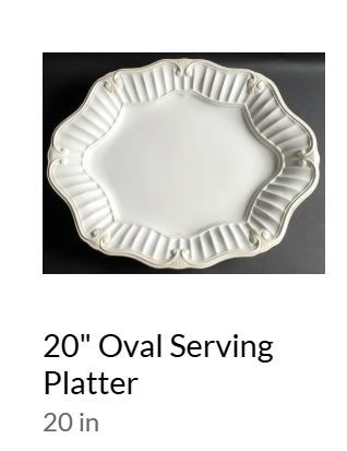 Butlers Pantry Large Oval Platter