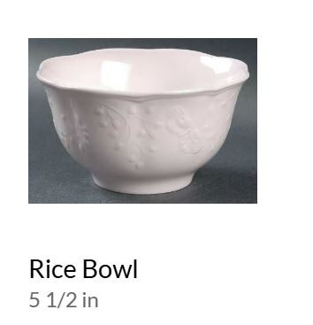 Butterfly Meadow Petal Rice Bowl