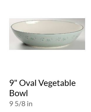 Chalet Lenox Oval Vegetable