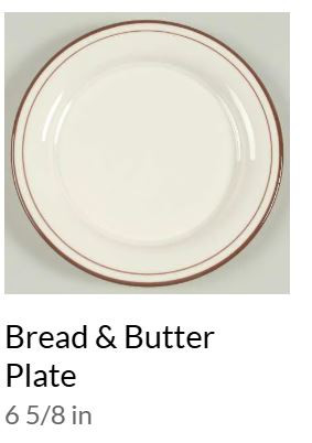 Country Lodge Bread and Butter Plate