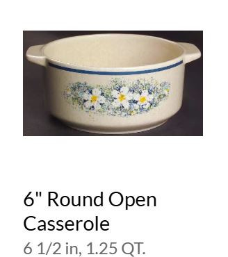 Dewdrops Oval Open Casserole