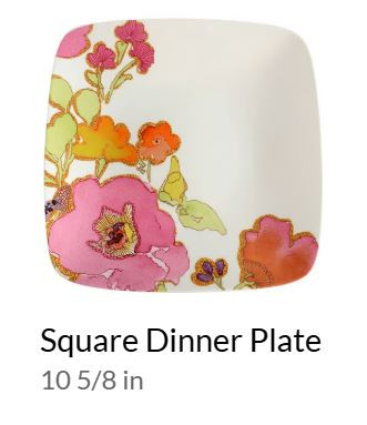 Foral Fusion Dinner Plate