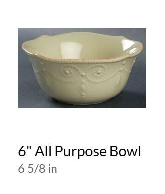 French Perle Pistachio All Purpose Bowl