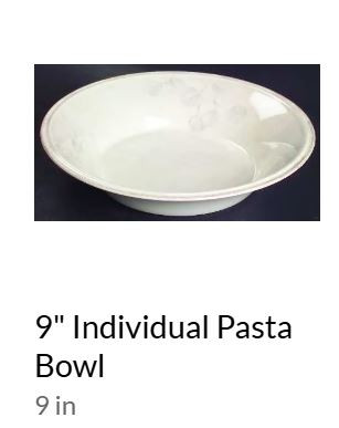 Money Tree Pasta Bowl