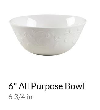 Opal Innocence Carved All Purpose Bowl