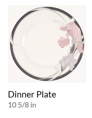 Cafe Du Soir Dinner Plate