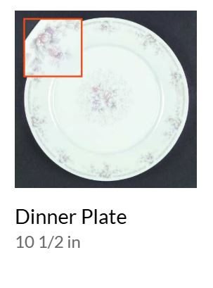 Chambray Dinner Plate