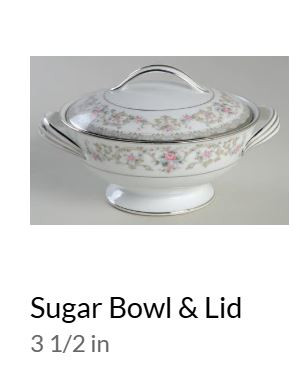 Edgewood Sugar and Lid