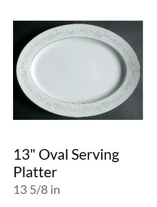 Essex Small Oval Platter