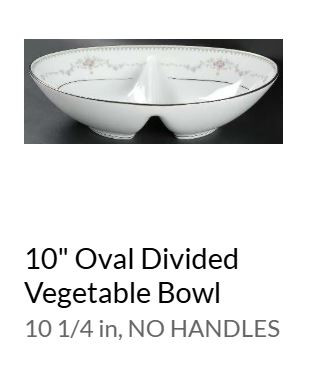 Fairmont Divided Vegetable Bowl
