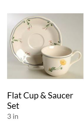Floral Sonnet Cup and Saucer