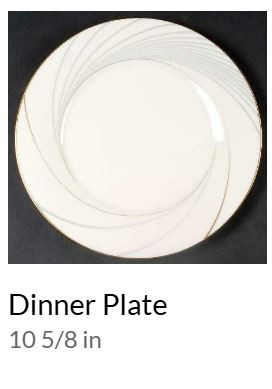 Golden Tide Dinner Plate