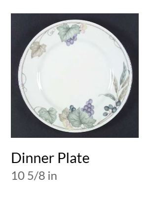 Grape Arbor Dinner Plate